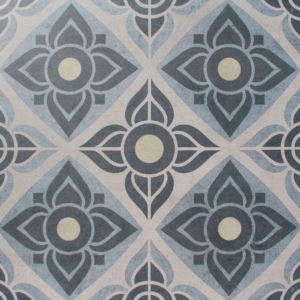 Tegel decor-blue